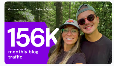 Oliver and Carae and their 156K monthly blog traffic