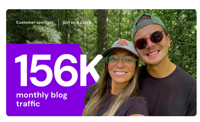 Oliver and Carae smiling in a tropical forest